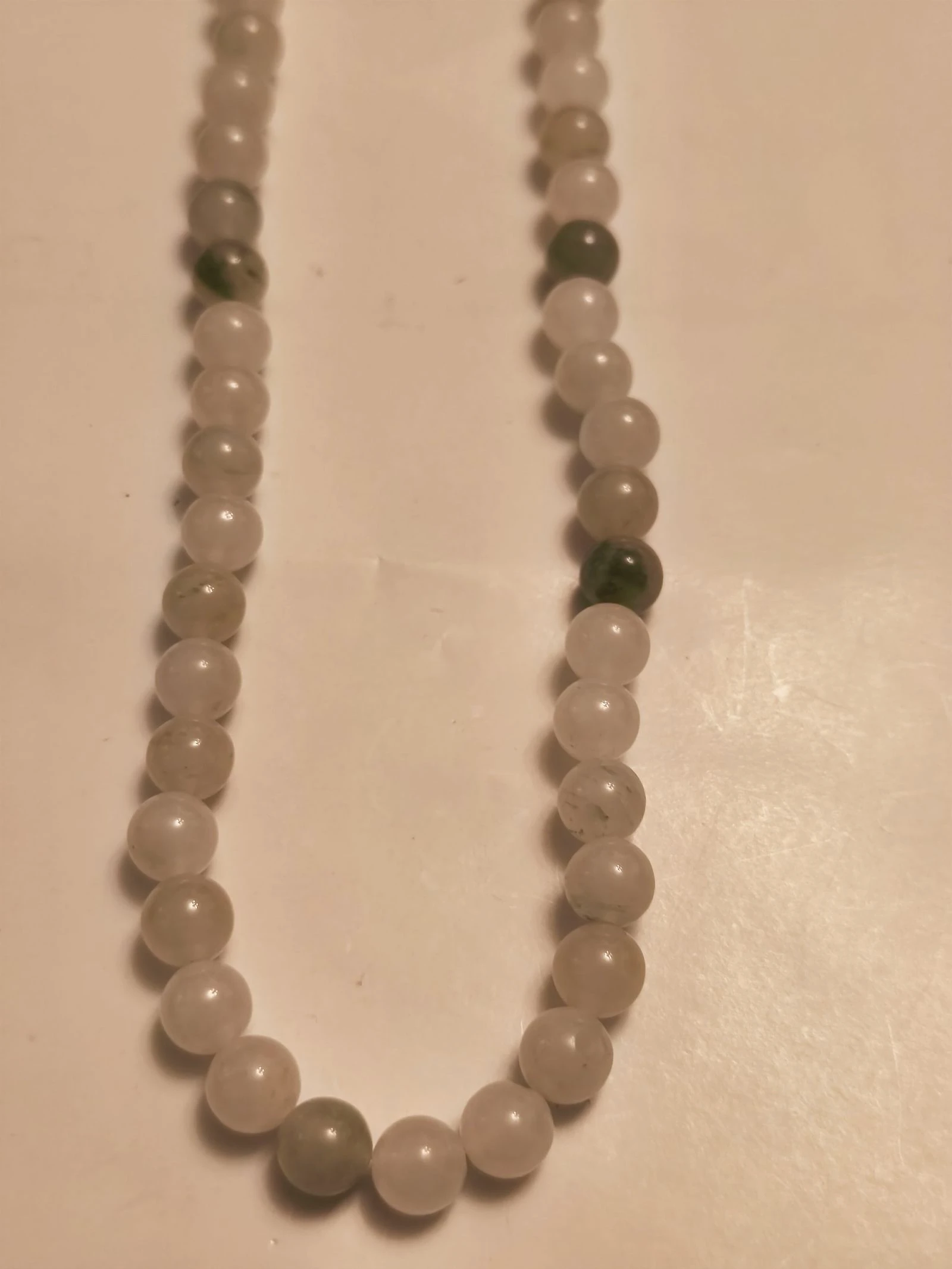 Necklace of light agates with 80 centimeters – photo 2